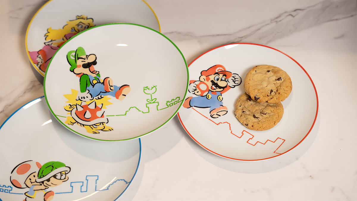 Super Mario™ Home Collection - Ceramic Plates (Set of 4